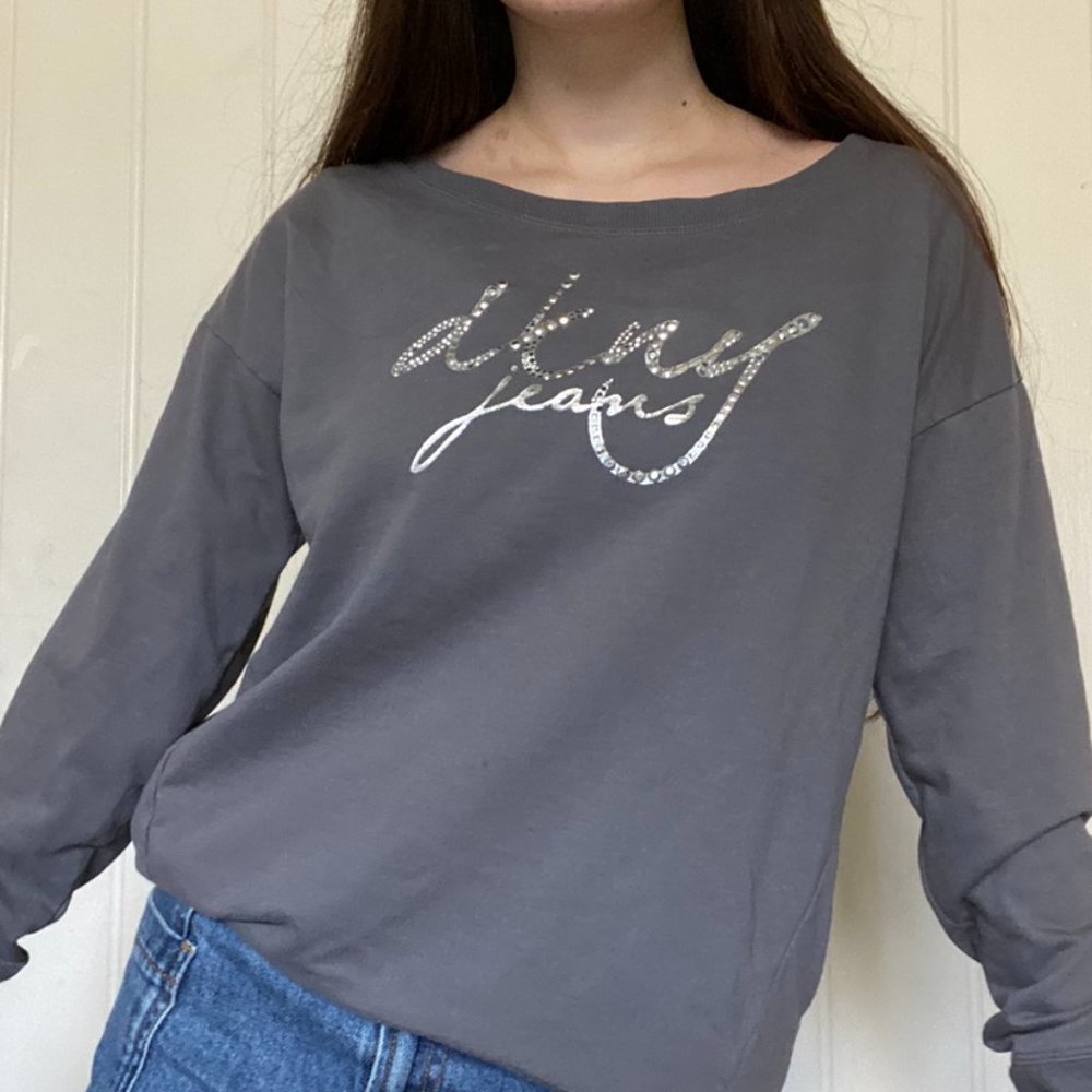 DKNY jeans dark grey sweatshirt